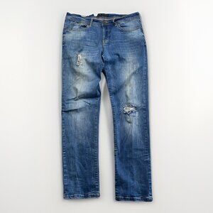 2 Die 4 Blue Jeans Men’s Sz 34 Distressed  Y2K Vintage Denim Casual Pants
